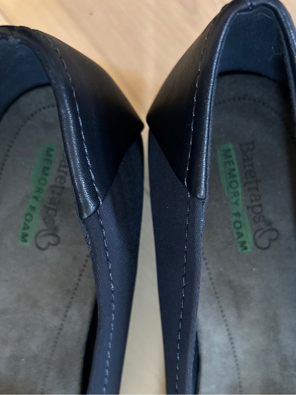 Bare traps Mitsy Navy Blue Memory foam Footbed Round Toe, Slip-On 10 Wide 10W - Picture 4 of 14